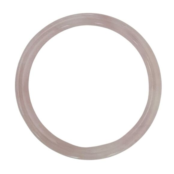 🆕Pink Jade Glass Bangle Bracelet - Picture 2 of 5